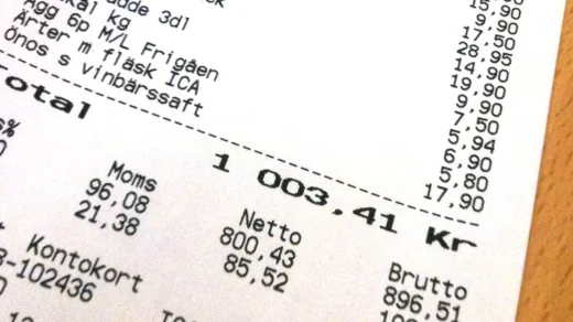 reklamera utan kvitto