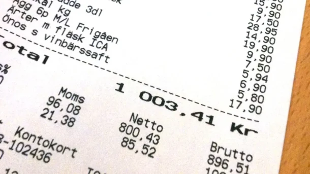 reklamera utan kvitto