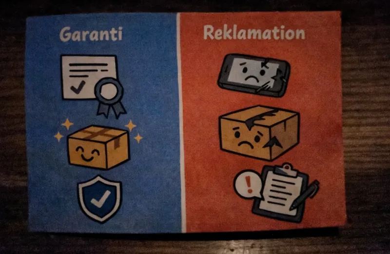 Garanti vs. reklamation - skillnaden du måste känna till